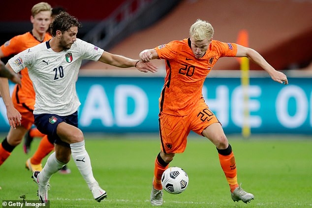 UEFA Nations League: Tân binh MU bất lực nhìn Hà Lan thất thủ 0-1 trước Italia trên sân nhà